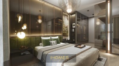 طراحی اتاق خواب مستر در پروژه رفرانس پندیک Referans Pendik - آپارتمان لوکس در استانبول آسیایی